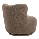 Detail van de beige Charm stof van de draaifauteuil Dean