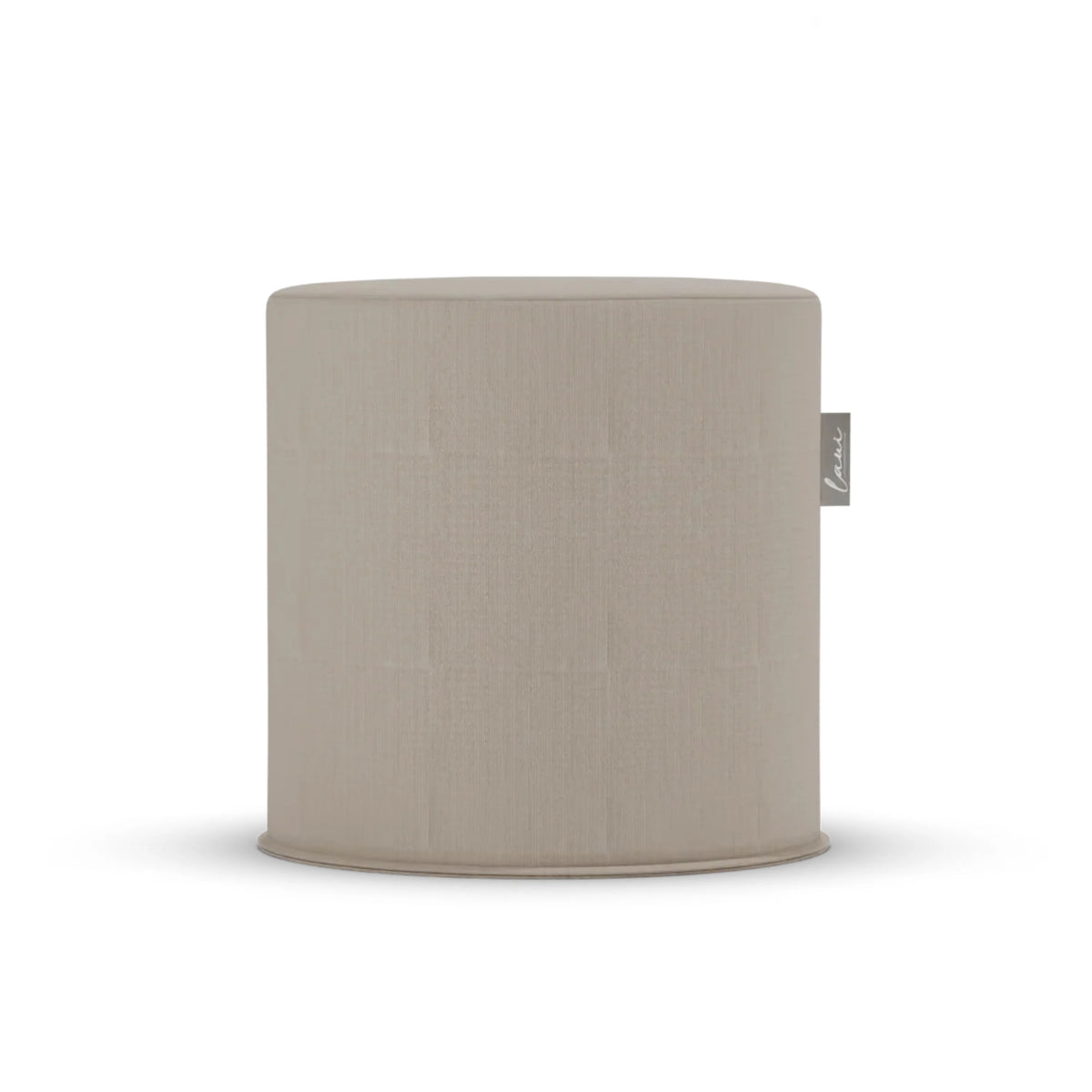 Fixed Round Pouf 44 Boho Taupe - Laui Lounge™ - Poef - Laui Lounge - livinglovely.nl