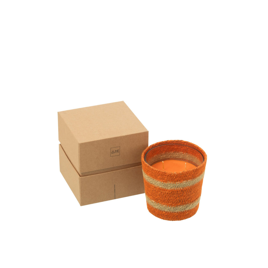 Duftlys Mand Wax Orange Small - 45 timer J-Line