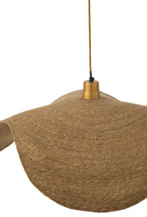 Hangende Lamp Moonj Gras Naturel Large - Hanglamp - J-Line - livinglovely.nl