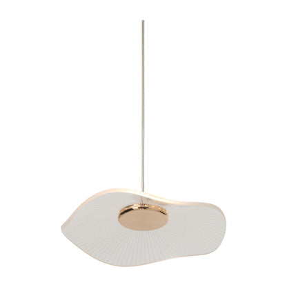 Pendellampe Blomst Akryl Guld Large J-Line