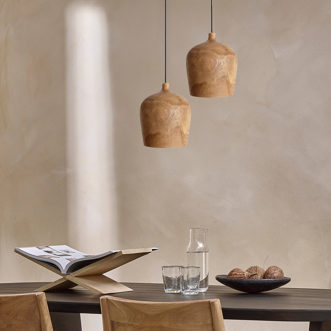 Hanglamp Sirocco Bottle Raw Materials Ø 25 cm - Hanglamp - Raw Materials - livinglovely.nl