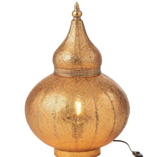 J-Line lamp Aladin metal gold small