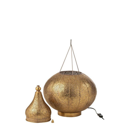 J-Line lamp Aladin metal gold small