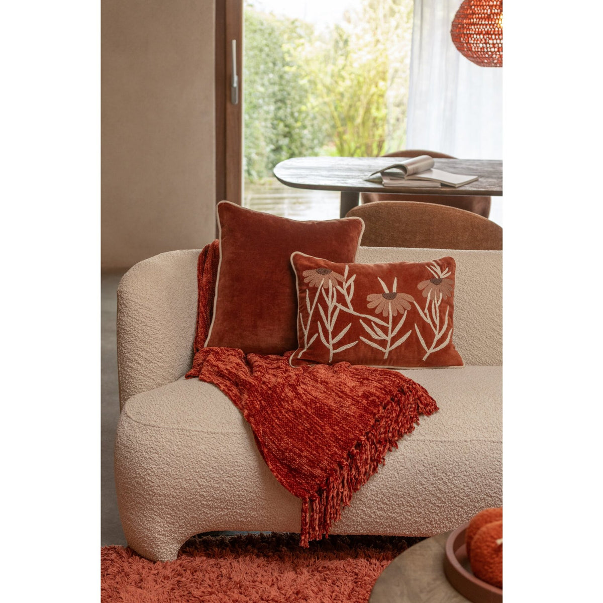 J-Line Hvid 2/3-personers sofa J-Line