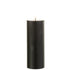Kaars Led Zwart Large - LED Kaars - J-Line - livinglovely.nl