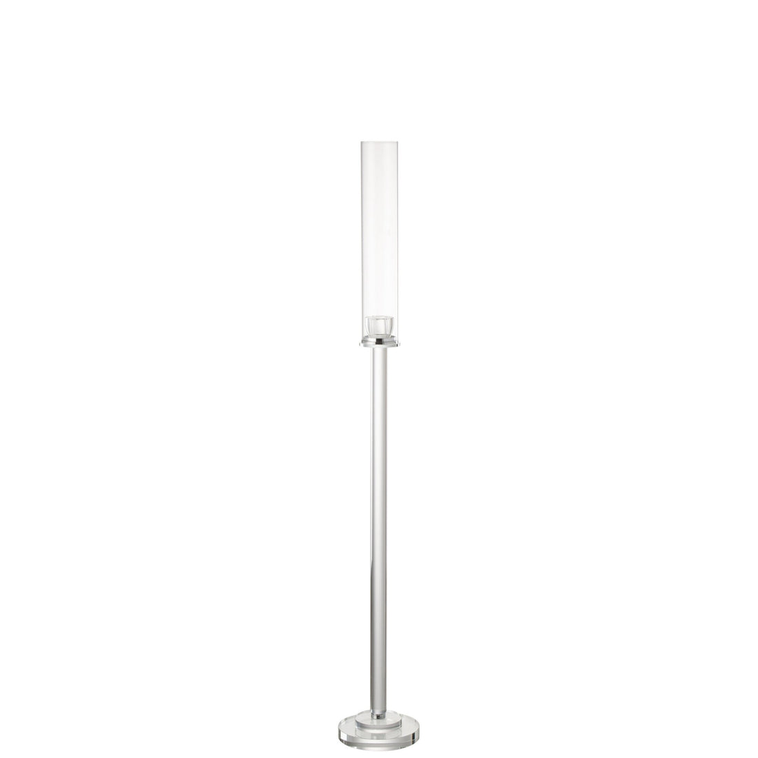 Lysestage Moira Glas Transparent Medium H100cm J-Line