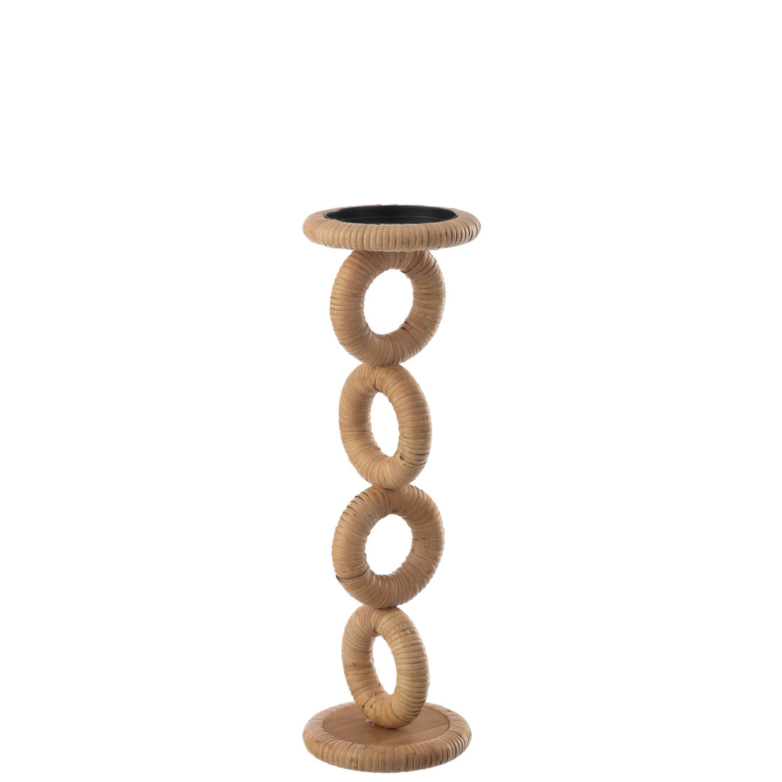 Lysestage Ring MDF Natur Large J-Line