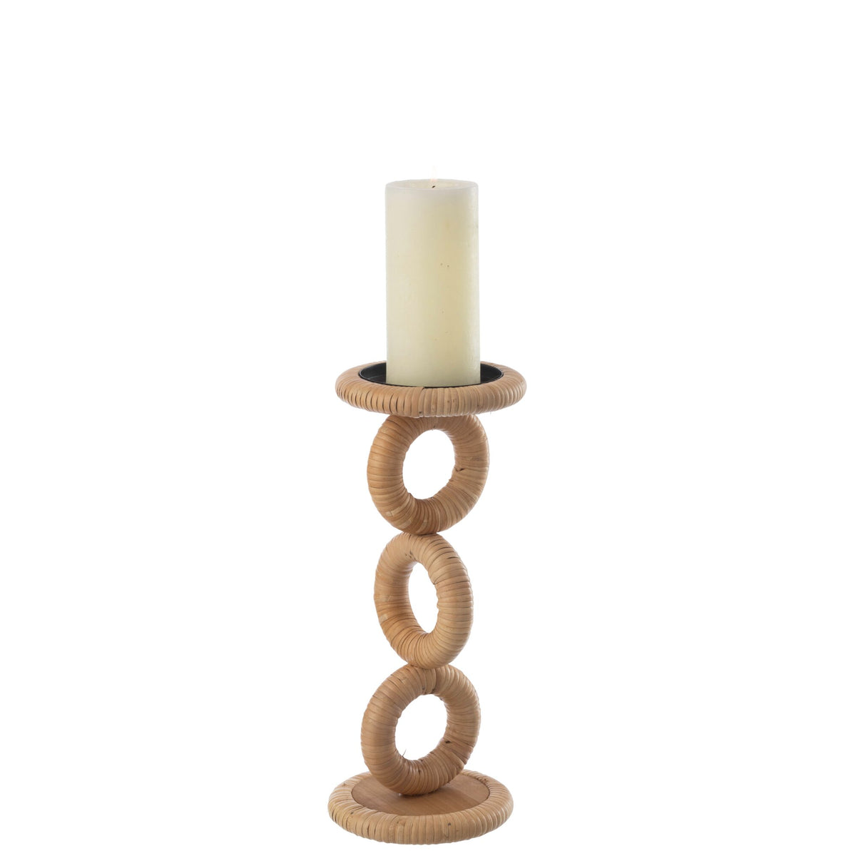 Lysestage Ring MDF Natur Small J-Line