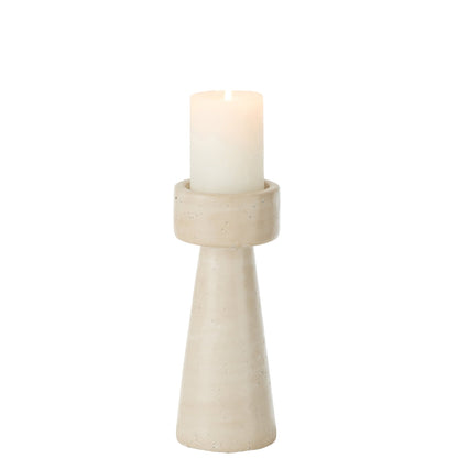 Lysestage Orlina Cement Creme Large J-Line