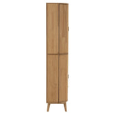 Kast Vakken Rond Mdf/Dennenhout Naturel J-Line