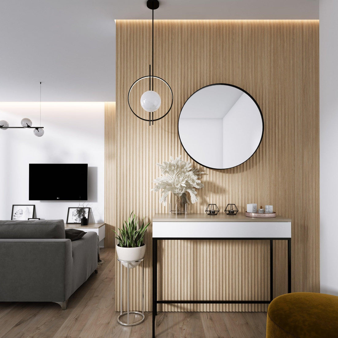 Lamelio 3D wandpaneel - Onda Eiken - Lamelio - Lamelio - livinglovely.nl