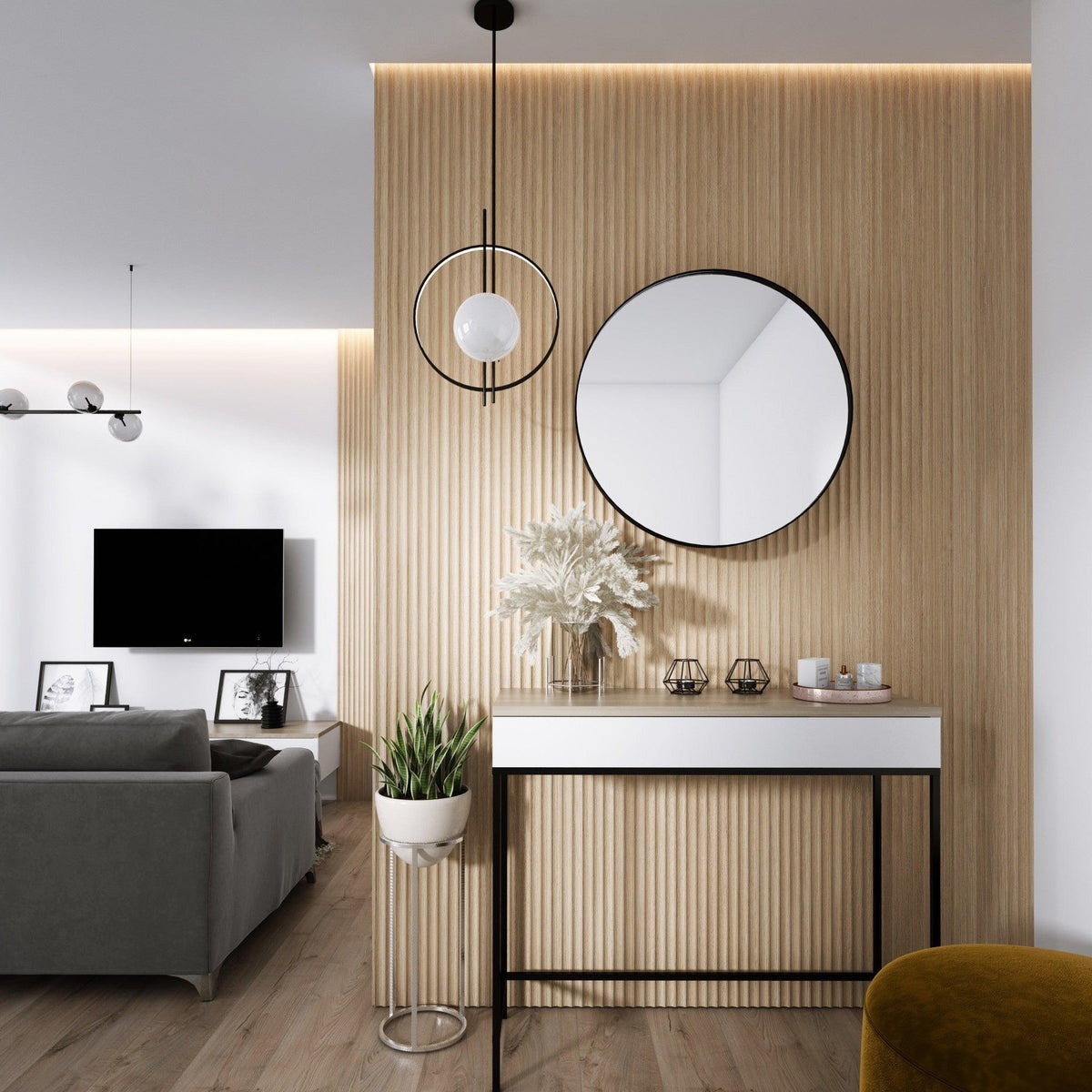 Lamelio 3D wandpaneel - Onda Eiken - Lamelio - Lamelio - livinglovely.nl