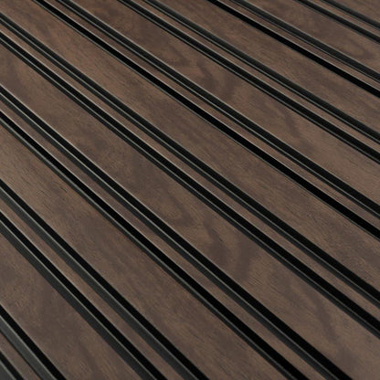 Lamelio Houtlook Wandpaneel - Milo Walnoot - Lamelio - Lamelio - livinglovely.nl