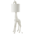 Lamp Giraf Poly Wit - Vloerlamp - J-Line - livinglovely.nl