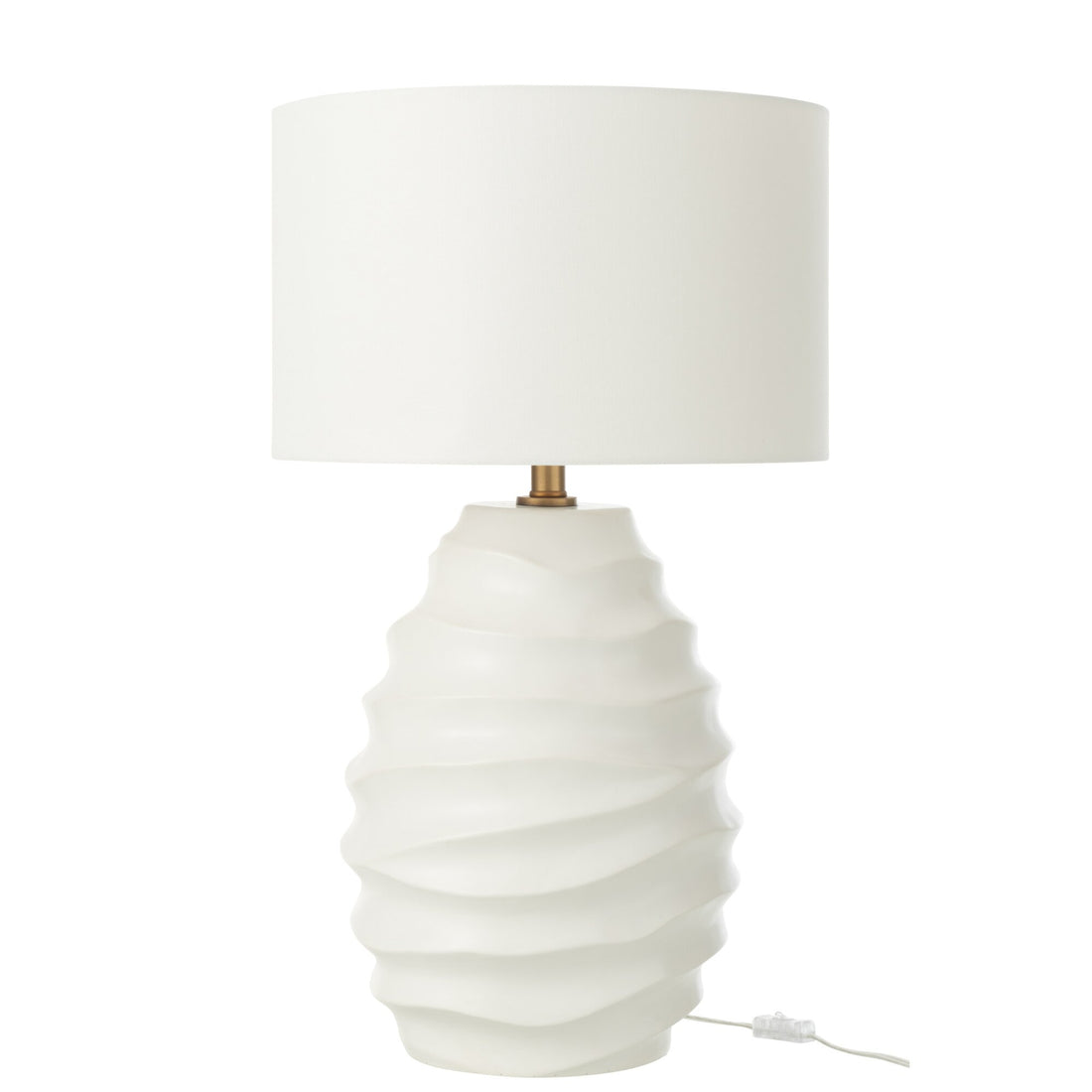 Lampe Bølge Keramik Hvid J-Line
