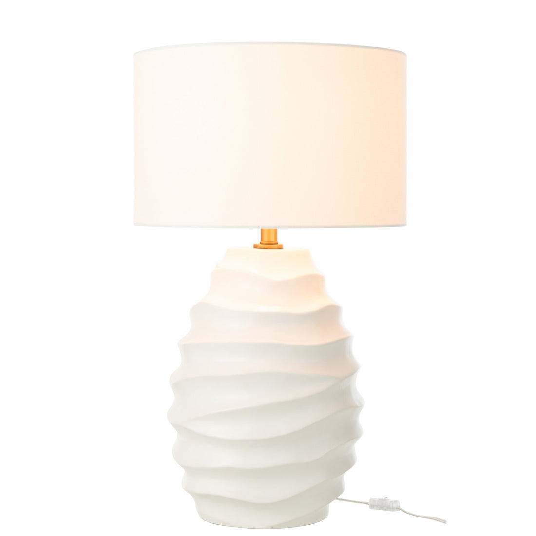 Lampe Bølge Keramik Hvid J-Line