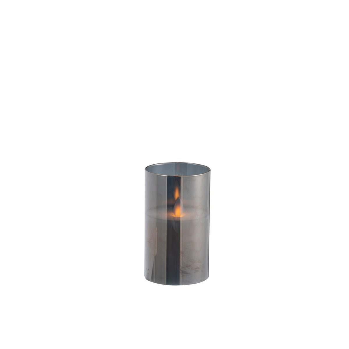 LED-lampe Blinkende Glas Grå Lille