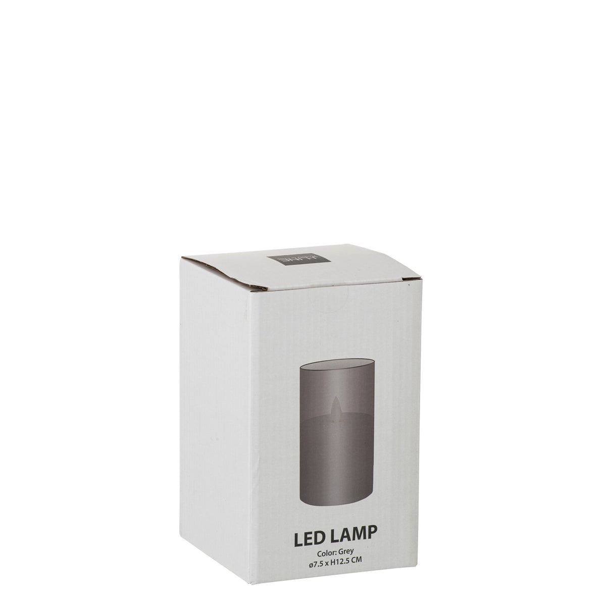 LED-lampe Blinkende Glas Grå Lille