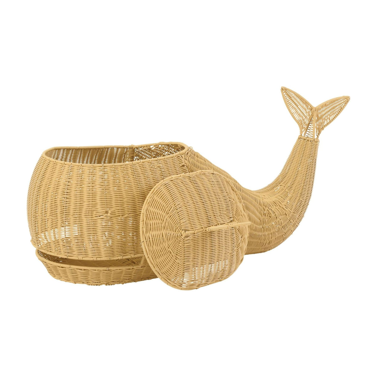 Mand Hval Kunststof Natur J-Line
