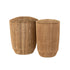 Manden Dantya Lang Jute Naturel Set van 2 - Mand - J-Line - livinglovely.nl
