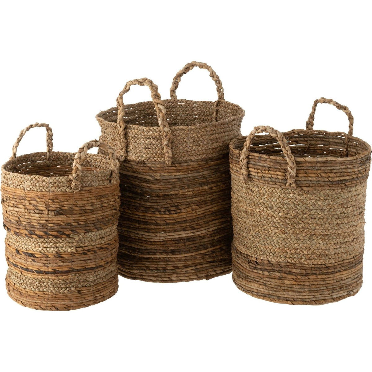 Kurve Lucie Raffia Naturel Sæt med 3 J-Line