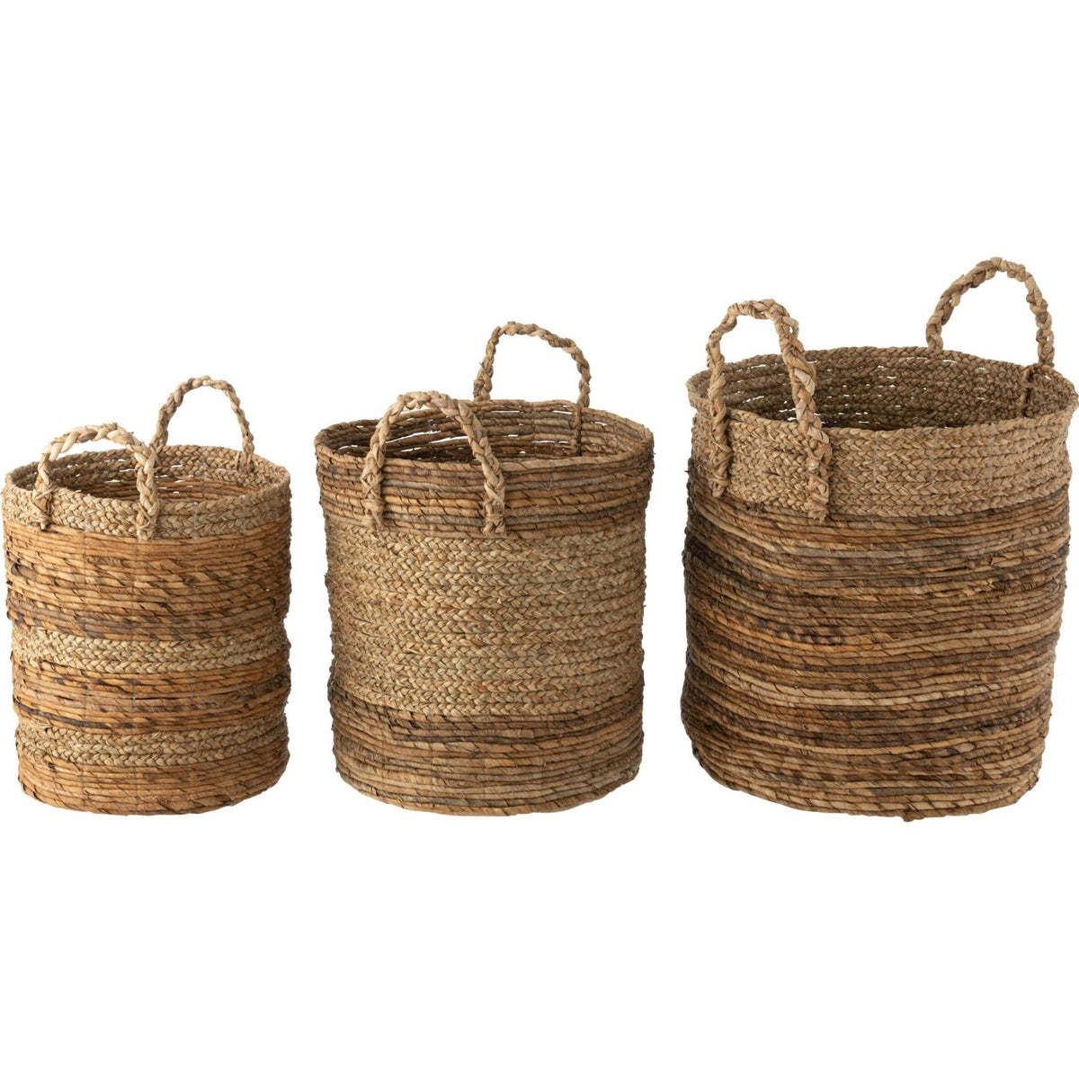 Kurve Lucie Raffia Naturel Sæt med 3 J-Line