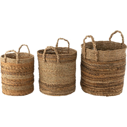 Kurve Lucie Raffia Naturel Sæt med 3 J-Line