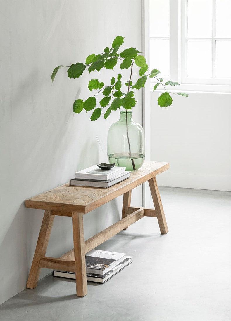 Must Living Bank Herringbone Medium - Bankje - MUST Living - livinglovely.nl
