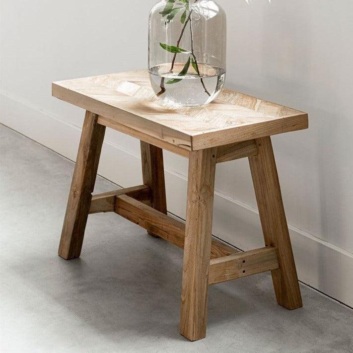 Must Living Bank Herringbone Small - Bankje - MUST Living - livinglovely.nl