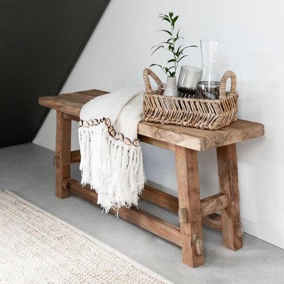Must Living Bank Tuscany 100cm - Bankje - MUST Living - livinglovely.nl