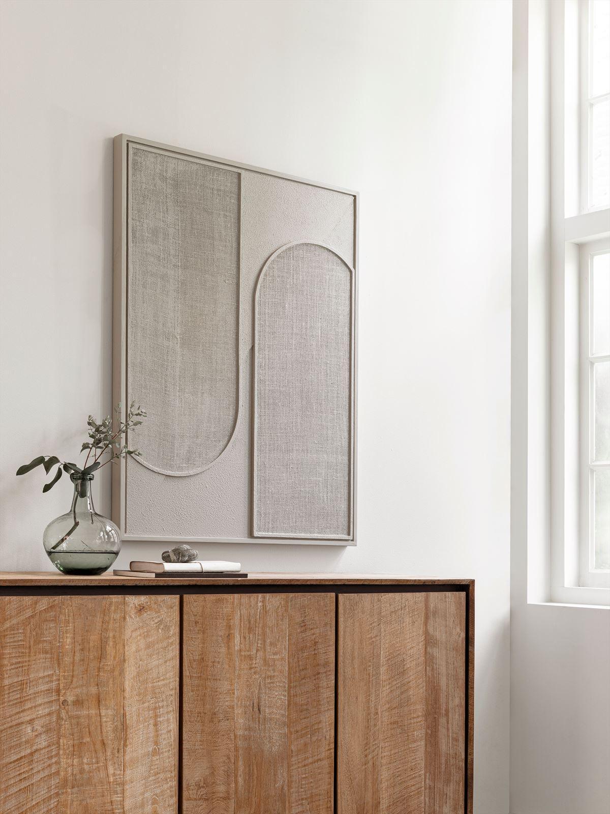 Must Living Wandpaneel Elyn Cream Small - Wandpaneel - MUST Living - livinglovely.nl