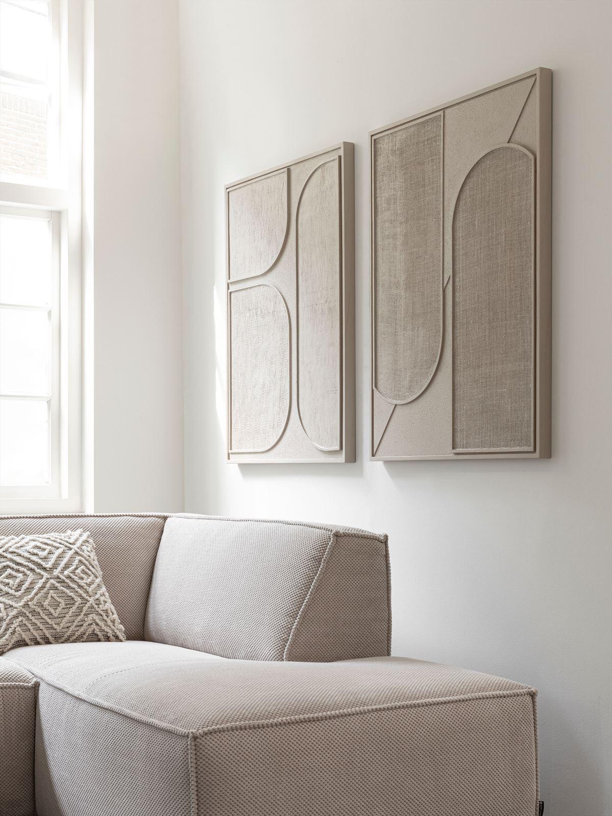 Must Living Wandpaneel Elyn Cream Small - Wandpaneel - MUST Living - livinglovely.nl
