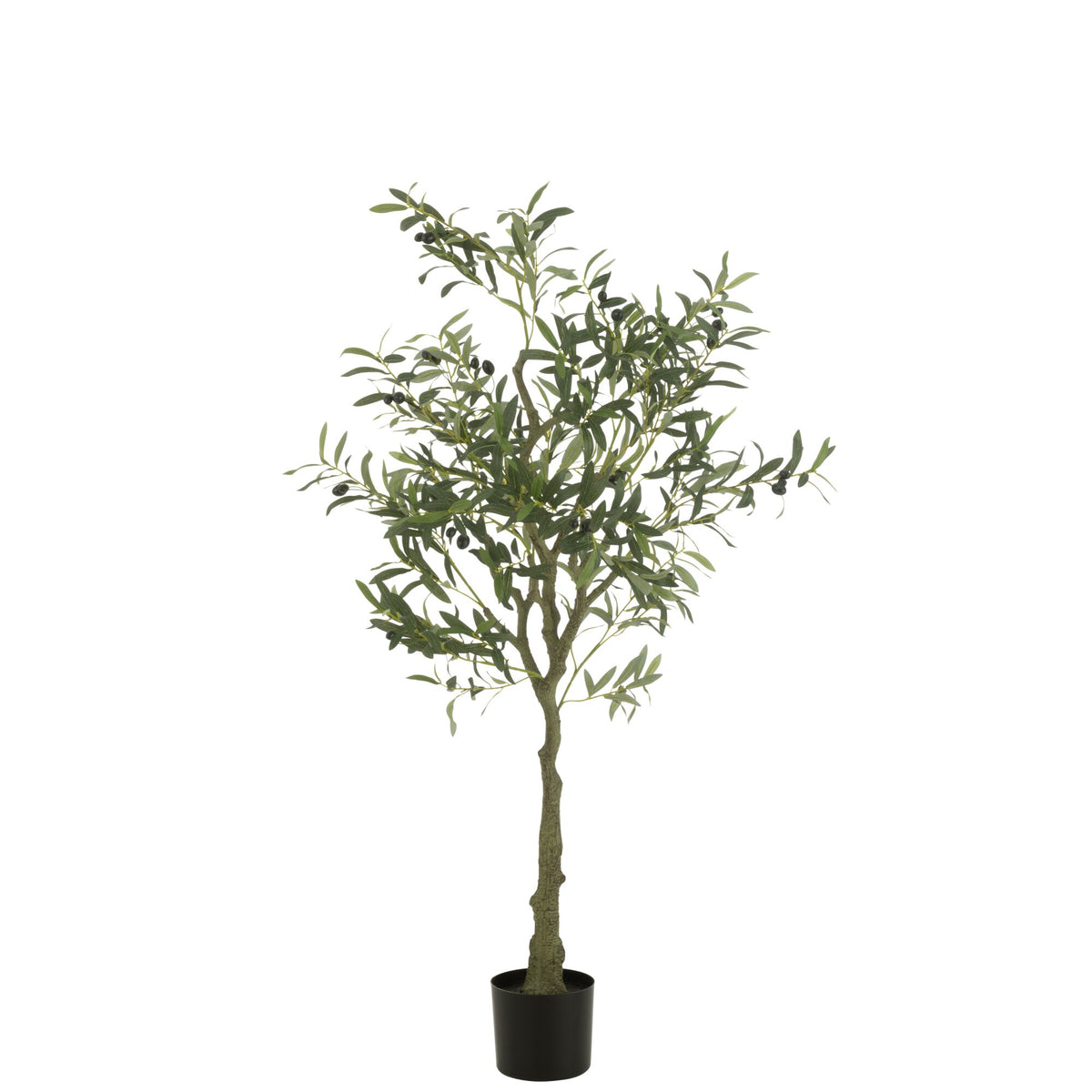 Kunstigt oliventræ i potte, grønt, small, H150 cm, J-Line