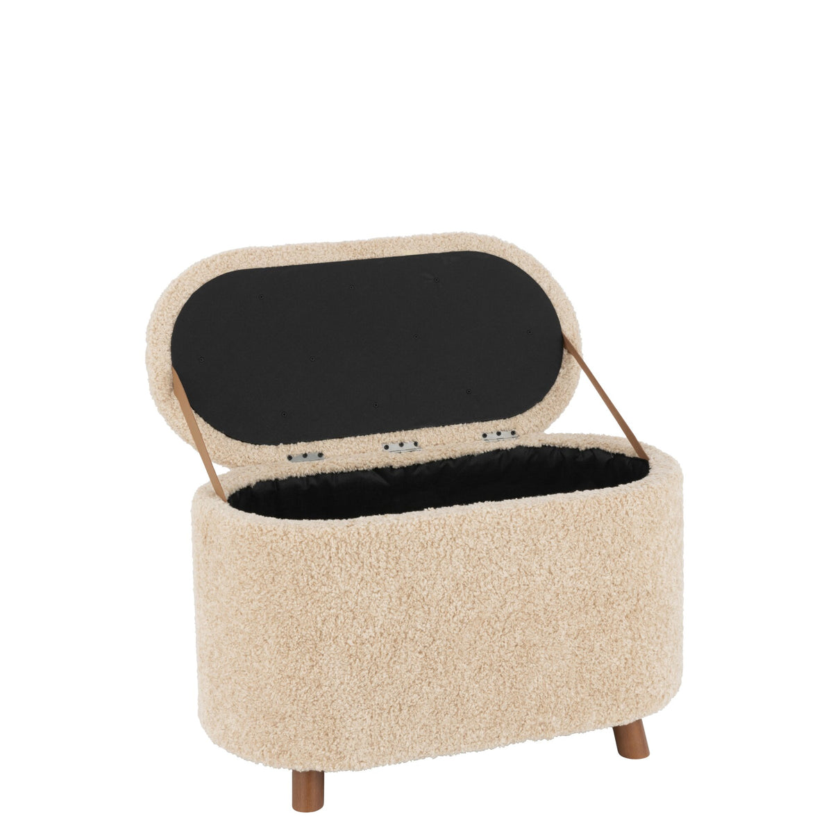 Opbevaringspuf Teddy Beige J-Line