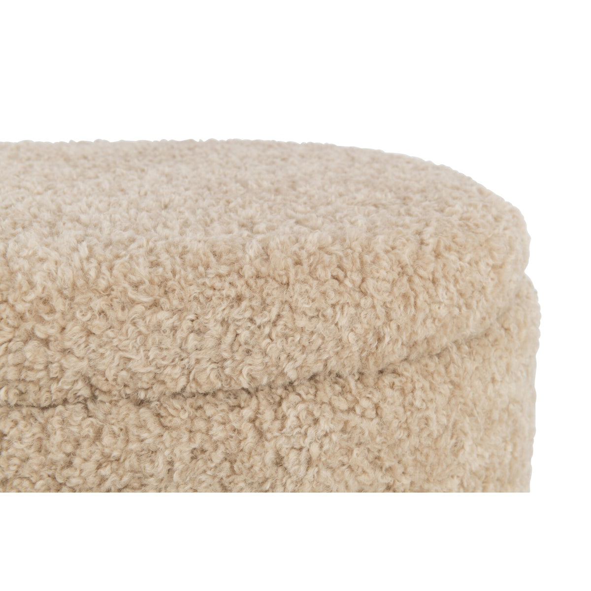 Opbevaringspuf Teddy Beige J-Line