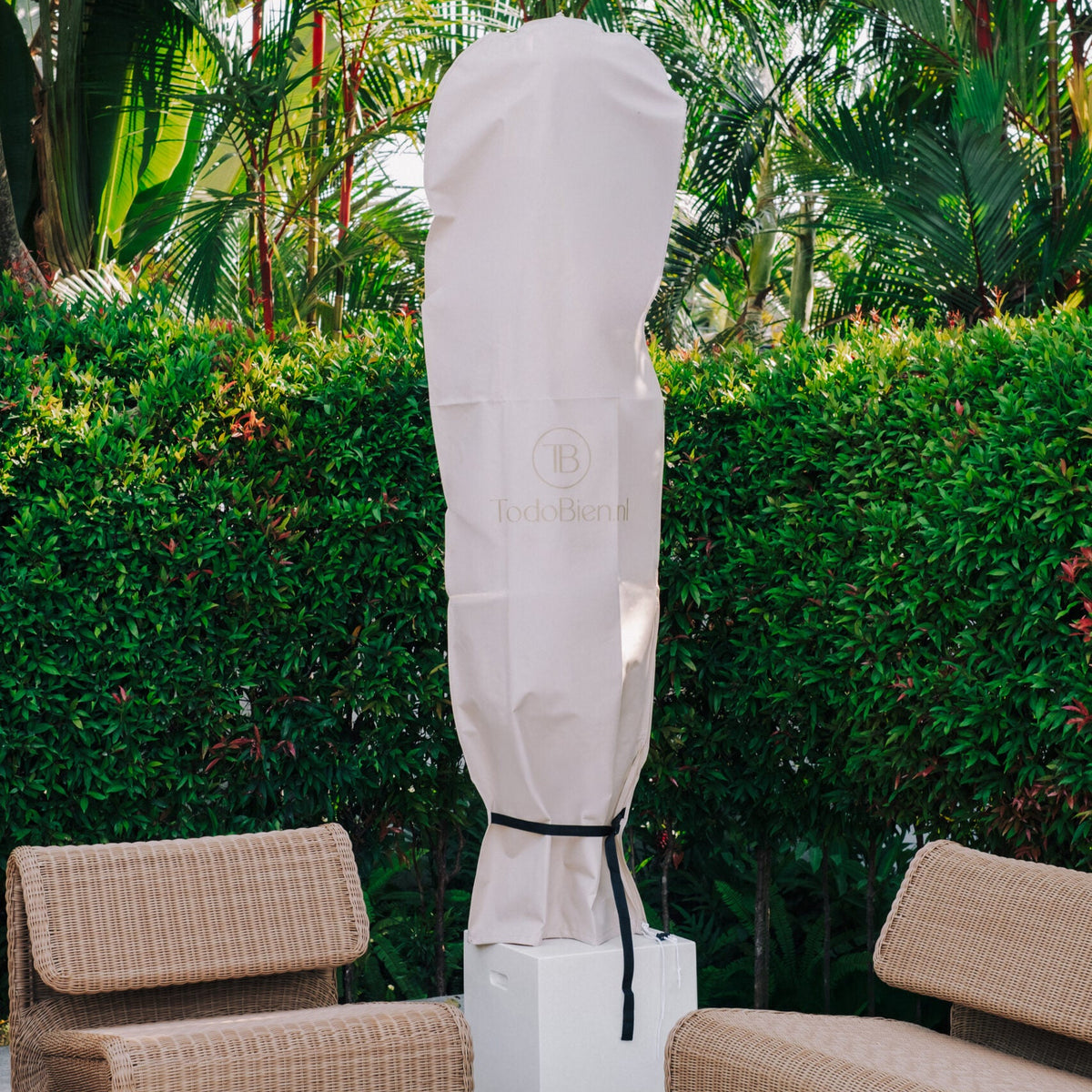 Outdoor Cover Handgeknoopte Parasol - Handgeknoopte parasol - Todo Bien - livinglovely.nl