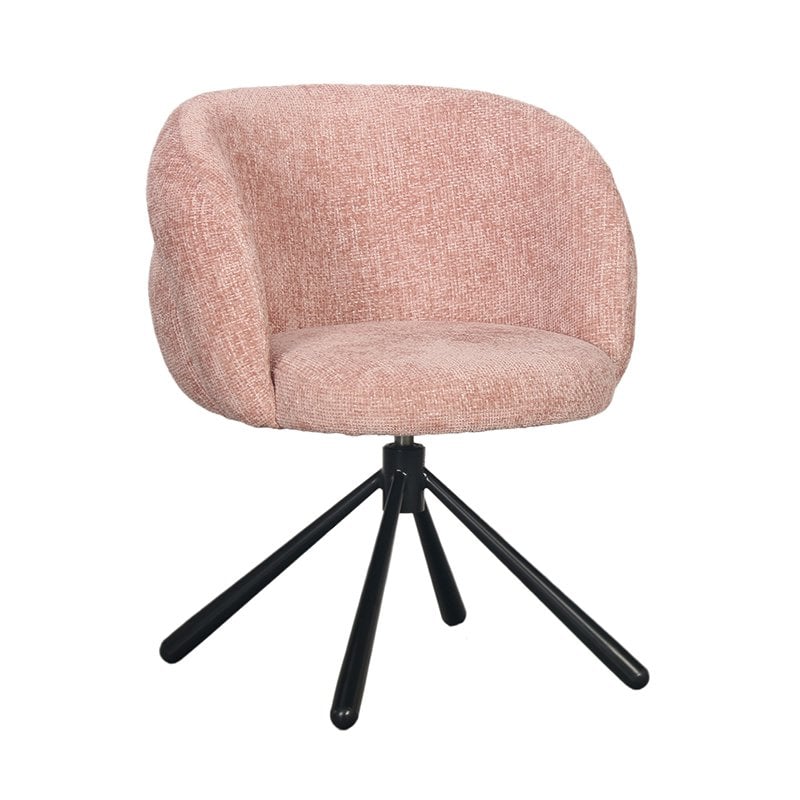 Pebble Draaibare Eetkamerstoel Pastel Roze - Pole To Pole - Eetkamerstoel - Pole To Pole - livinglovely.nl