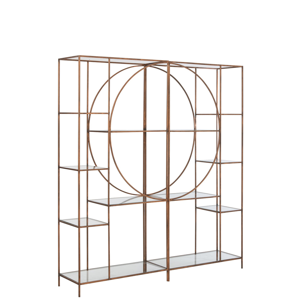 Reol Jern Glas Bronze J-Line