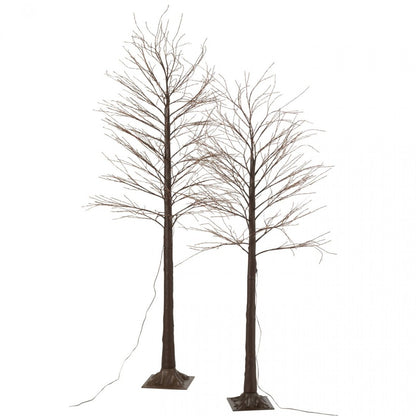 Juletræ 3000 LED plast brun large H210 cm J-Line