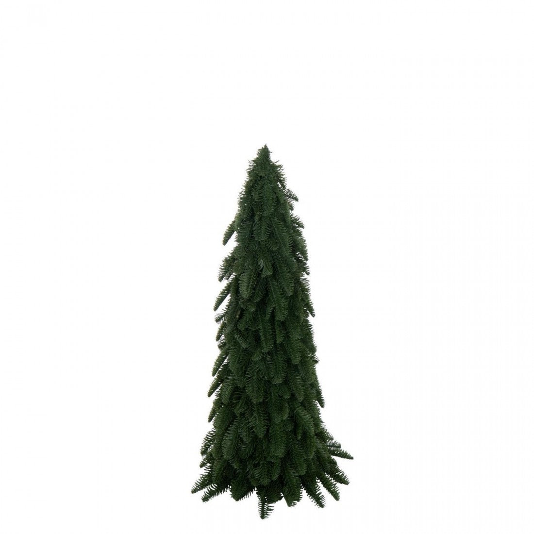 Juletræ i plast, mørkegrønt, medium, H75 cm, j-Line