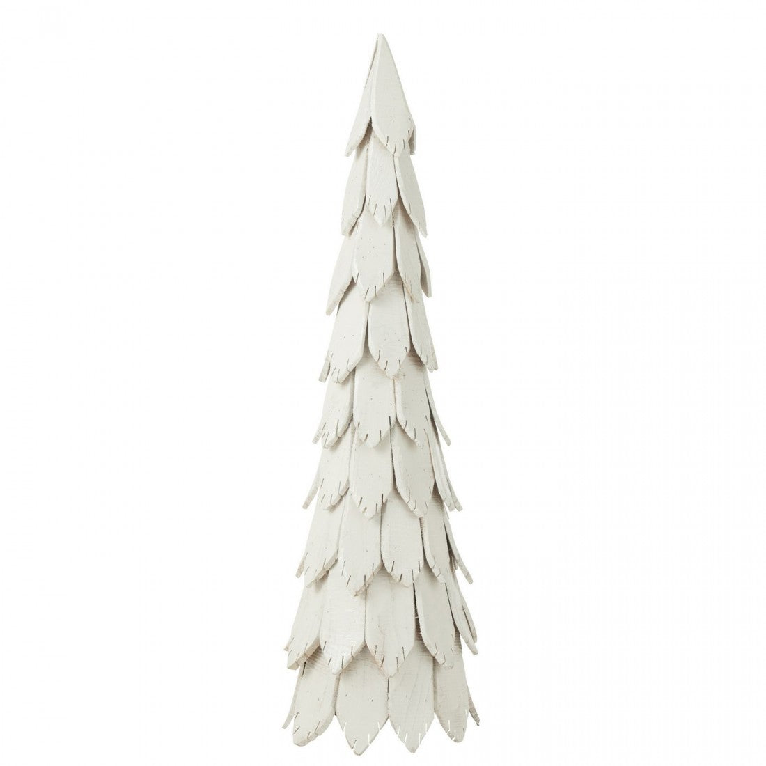 Juletræ Træstykker Hvid Large H120cm J-Line