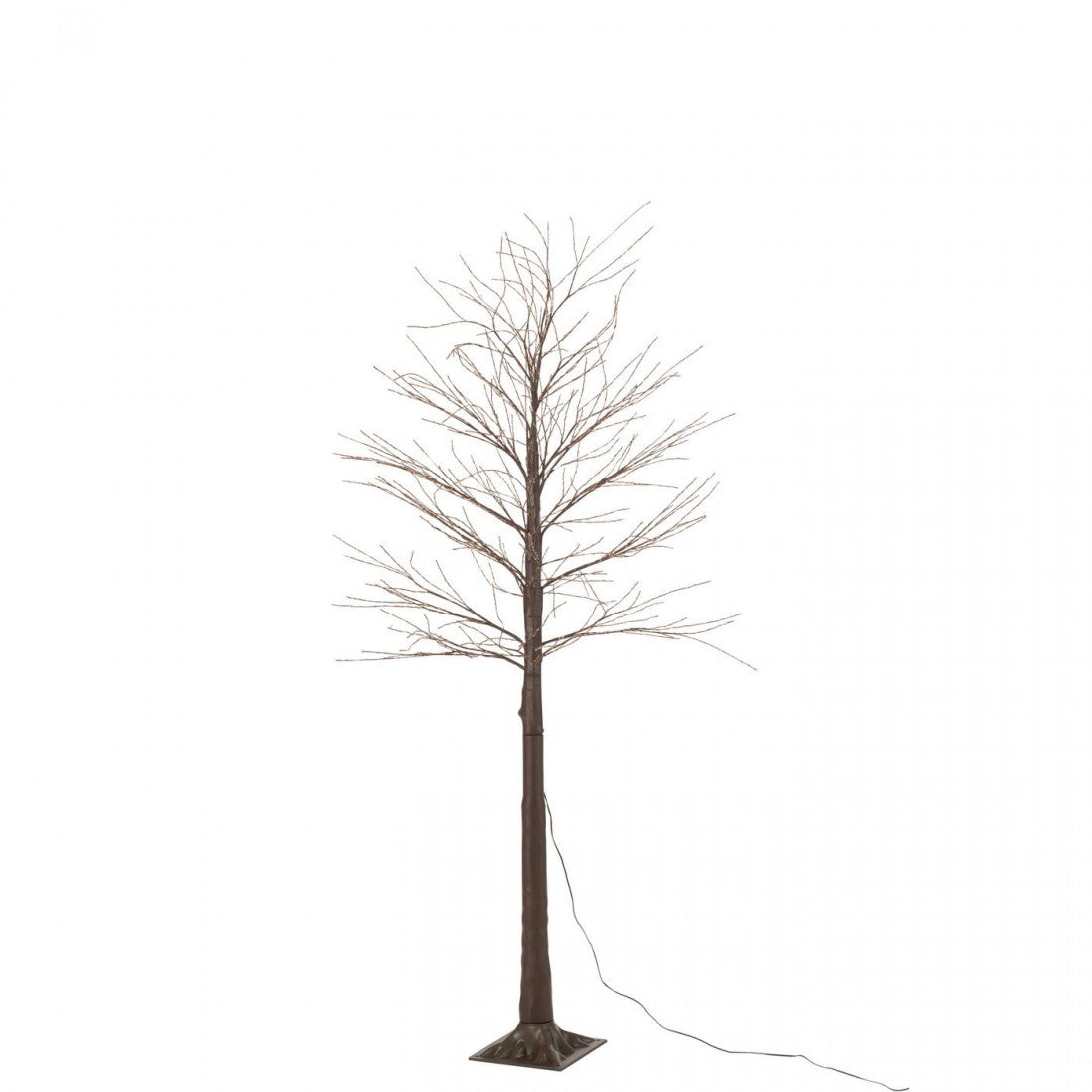 Træ 2000 LED-plastik Brun Medium H180 cm J-Line