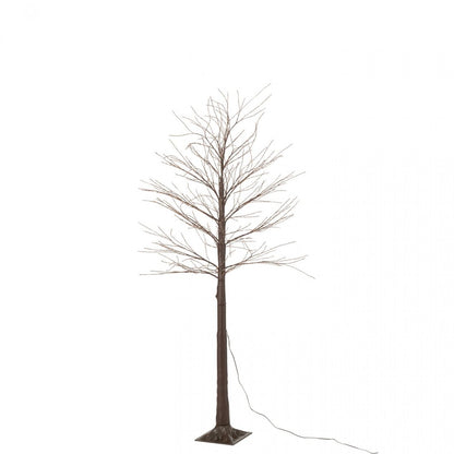 Træ 2000 LED-plastik Brun Medium H180 cm J-Line