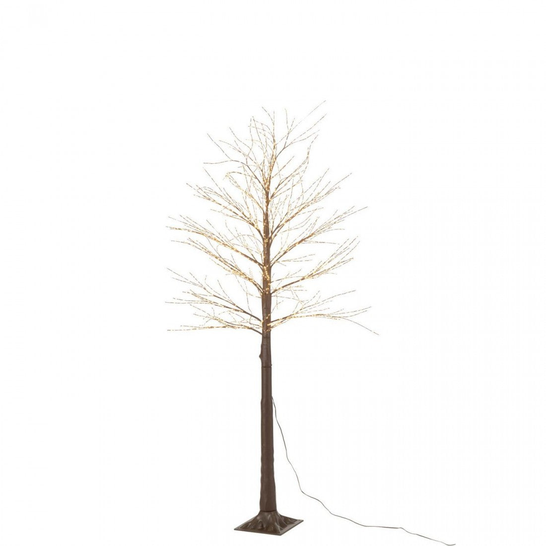 Træ 2000 LED-plastik Brun Medium H180 cm J-Line