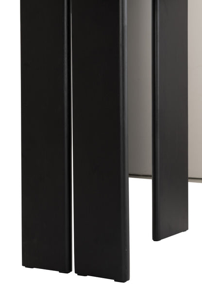 Konsolbord Mathilde marmor sort/fersken J-Line