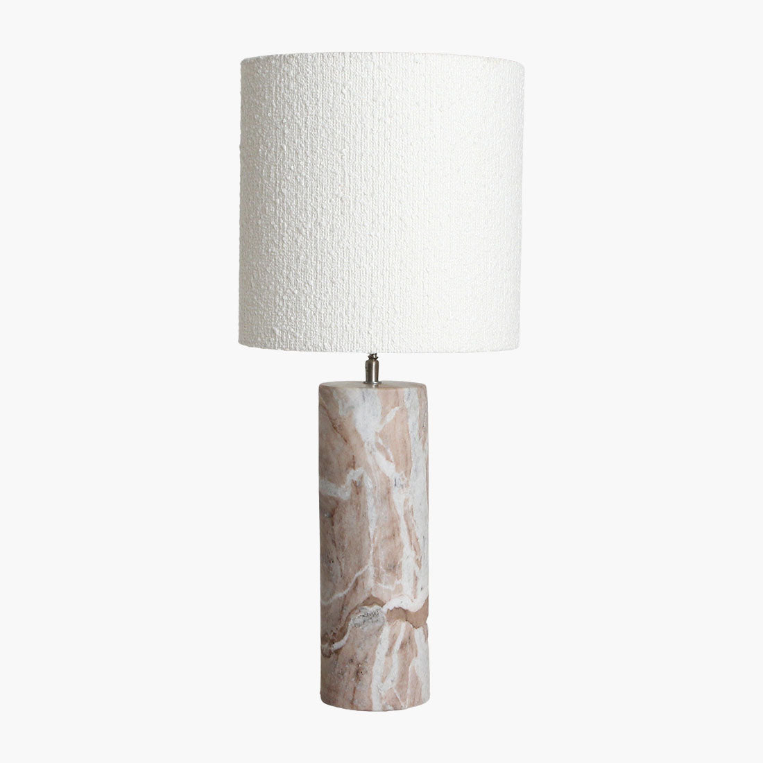 Lampefod Fantasy brun marmor rund Raw Materials