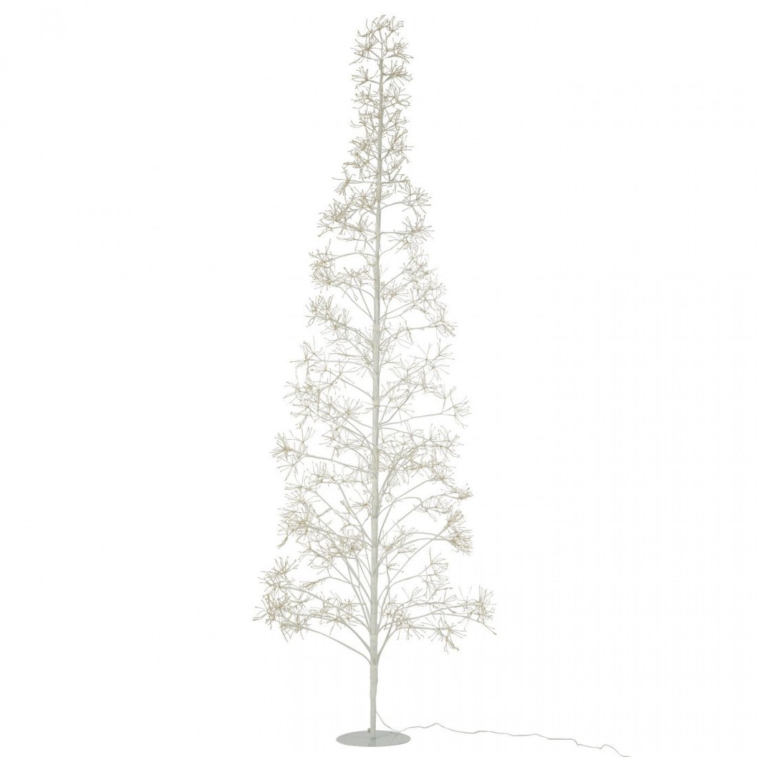 Juletræ 3000 LED metal hvid large H240 cm J-Line