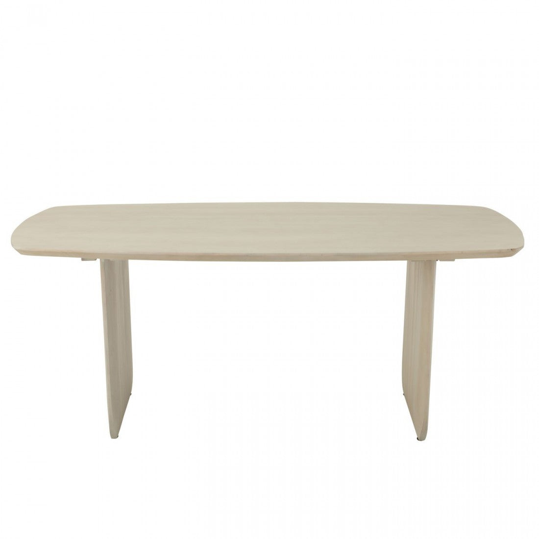 Spisebord i akacietræ, hvid, J-Line