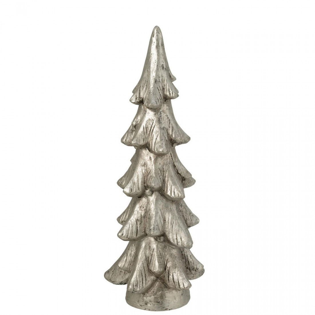 Juletræ på fod, magnesium, sølvfarvet, stor, J-Line